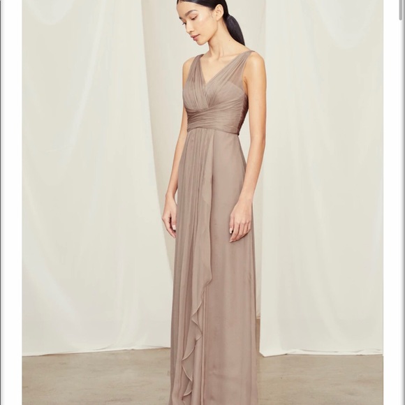 Amsale bridesmaid dress- size 4 (extra length) - Picture 8 of 9